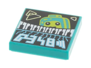 LEGO Tile 2 x 2 with Groove with BeatBit Album Cover…