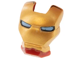 LEGO Minifigure, Visor Top Hinge with Gold Face Shield and Bright…