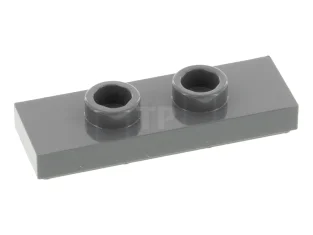 LEGO Plate, Modified 1 x 3 with 2 Studs (Double Jumper)
