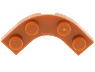 LEGO Plate 3 x 3 Round Corner with 2 x 2…