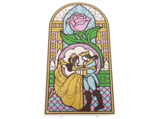 LEGO Glass 4 x 7 Rounded with Stained Glass with Prince…