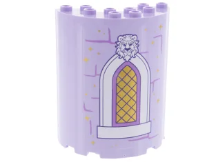 LEGO Cylinder Half 3 x 6 x 6 with 1 x…