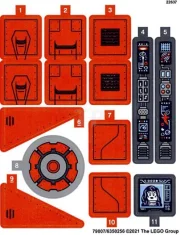 LEGO Aufkleber für Set 76193