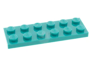 LEGO Plaat 2 x 6