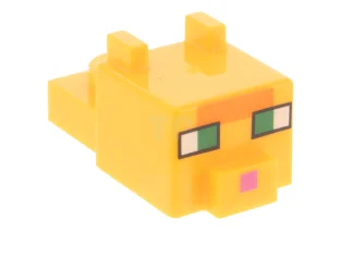 LEGO Minecraft Kopf, Blocky mit Ohren und Nase (Katze)