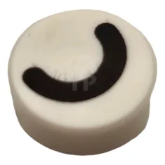 LEGO Tile 1 x 1 Round with Eye Closed Pattern