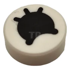 LEGO Tile 1 x 1 Round with Eye Pattern
