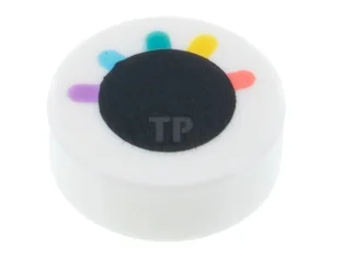 LEGO Tile 1 x 1 Round with Eye Pattern