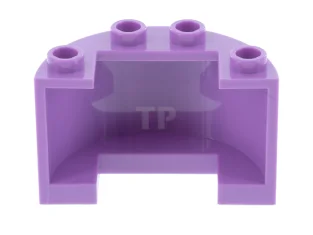 LEGO Cylinder Half 2 x 4 x 2 with 1 x…