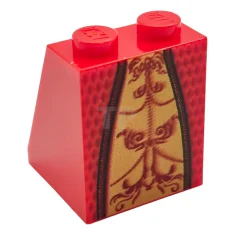 LEGO Pendenza 65° 2 x 2 x 2 con schema a…