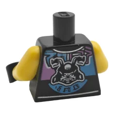 LEGO Torso (complete) Minifig with Ninjago Pattern