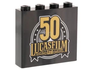 LEGO Brick 1 x 4 x 3 with '50 LUCASFILM Ltd'…