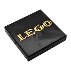 LEGO Tegel 2 x 2 omgekeerd met 'LEGO' patroon