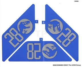 LEGO Sticker for Set 76942