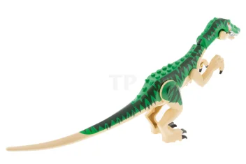 LEGO Dinosaur Baryonyx with Dark Green Stripes Pattern