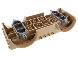 LEGO Vehicle, Base 8 x 16 x 2 1/2 with Mudguards…