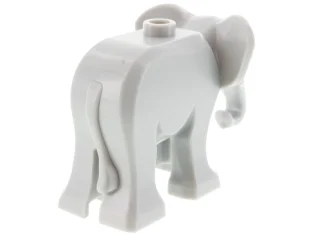 LEGO Olifant, baby met zwarte ogen en witte pupillen