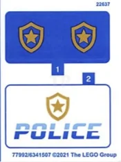 LEGO Sticker for Set 60308