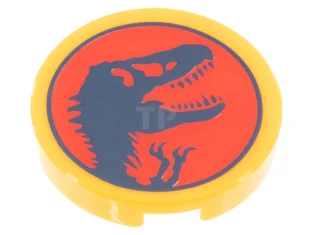 LEGO Tile 2 x 2 Round with Bottom O and Jurassic…
