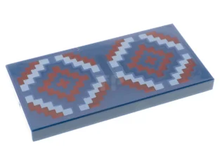 LEGO Piastrelle 2 x 4 con motivi geometrici