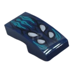 LEGO Pendiente 2 x 1 x 2/3 Curvado con dibujo de…