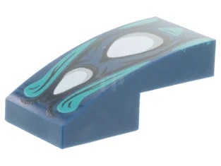 LEGO Pendiente 2 x 1 x 2/3 Curvado con dibujo de…