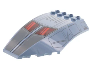 LEGO Windscreen 10 x 6 x 2 Curved with SW Bad…