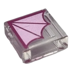 LEGO Tile 1 x 1 with Dragon Wing Pattern