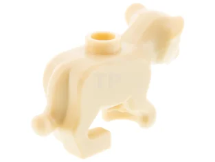 LEGO Leeuw Baby Welpje met Zwarte Ogen, Welgat Neus en Witte…