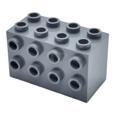 LEGO Brick, Modified 2 x 4 x 2 with Studs on…