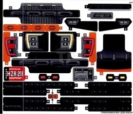 LEGO Aufkleber für Set 42126