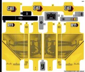 LEGO Sticker for Set 42131
