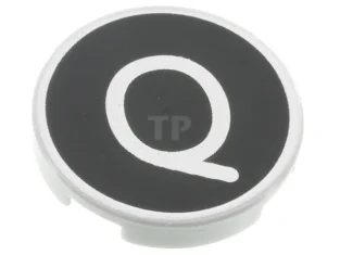 LEGO Tile 2 x 2 Round with Bottom O and Letter…