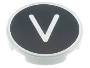 LEGO Tile 2 x 2 Round with Bottom O and Letter…