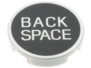 LEGO Tile 2 x 2 Round with Bottom O and 'BACK…