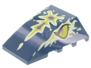 LEGO Slope 4 x 4 Wedge with Ghost Dragon Head Pattern