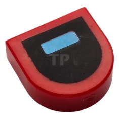 LEGO Tile 1 x 1 Half Circle Rectangle Pattern