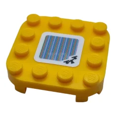 LEGO Plate 4 x 4 x 2/3 Rounded Corners with Super…