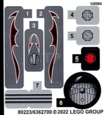 LEGO Sticker for Set 42132