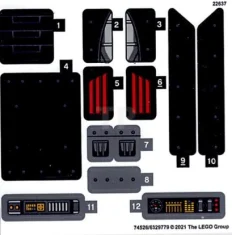 LEGO Sticker for Set 76181