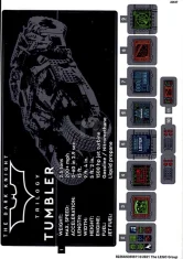 LEGO Sticker for Set 76240 - Sheet 1