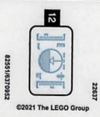 LEGO Pegatina para Set 76240 - Hoja 2