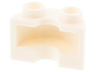 LEGO Brick 2 x 1 Half Round