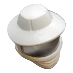 LEGO Minifigure, Headgear Hat Beekeeper with Trans-Black Visor