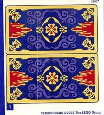 LEGO Sticker voor set 43208