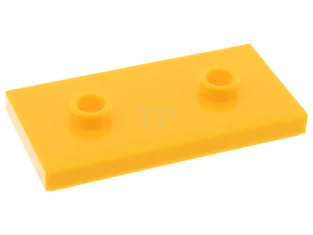 LEGO Plate, Modified 2 x 4 with 2 Studs (Double Jumper)