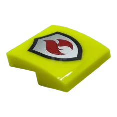 LEGO Pendenza 2 x 2 x 2/3 curvo con motivo a…