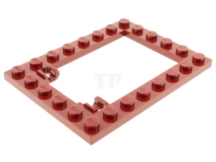 LEGO Plate 6 x 8 Trap Door Frame Horizontal (Long Pin…