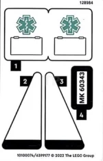 LEGO Sticker for Set 60343