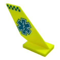 LEGO Tail Shuttle with Dark Turquoise EMT Star of Life and…